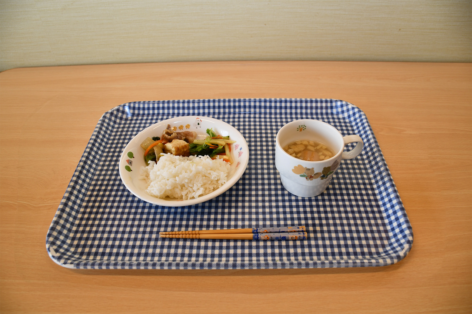 厚揚げと豚肉の中華醤油いため（幼児食）